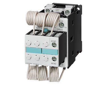 Siemens capacitor contactor, AC-6, 25 kVAr / 400 V, 230 V, 50 Hz, 3-pole, Size 0